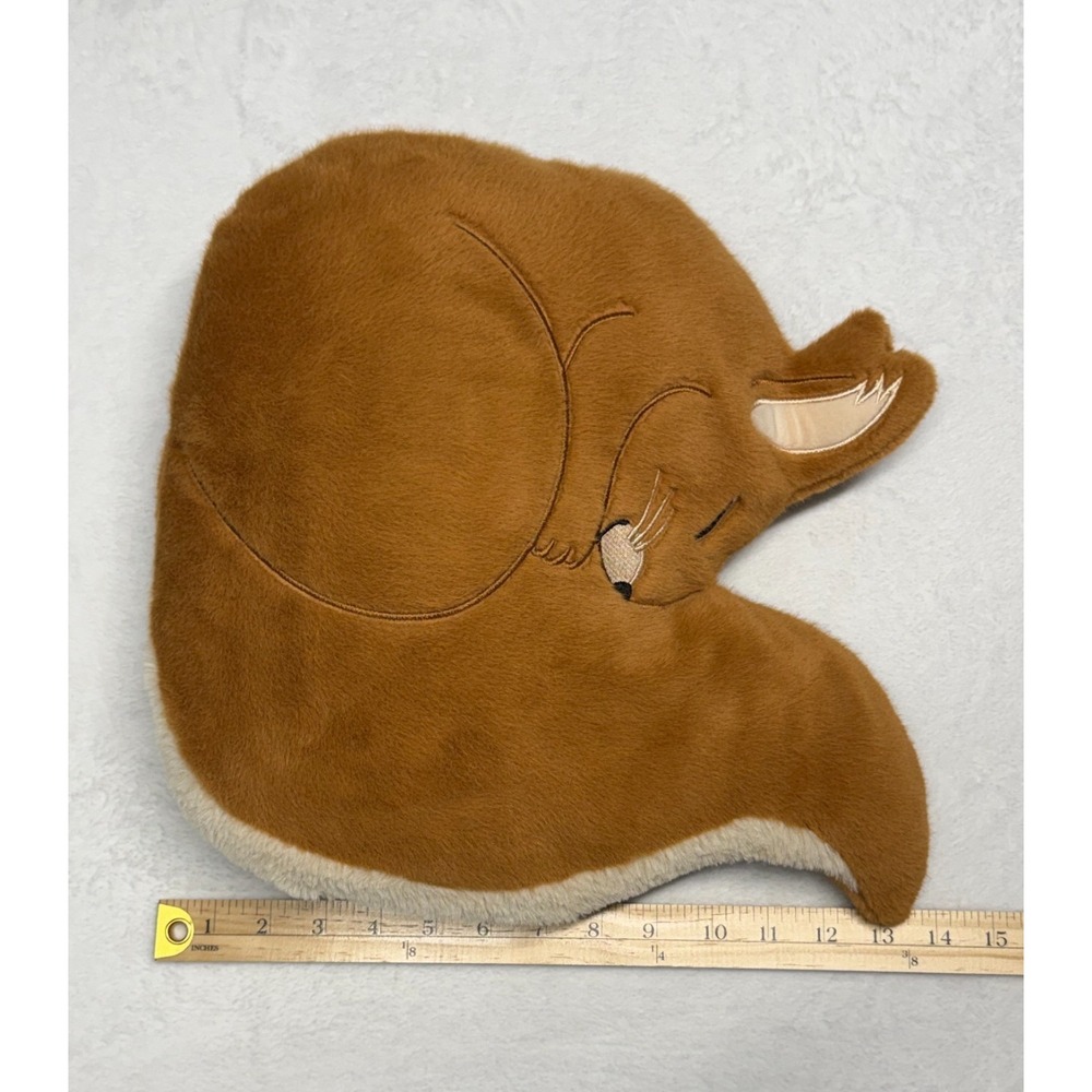 Squirrel Throw Pillow Plush Can Hold Microwave Heat Insert - Picture 3 of 6